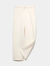 Wide Leg Cotton Rich Joggers (2-16 Yrs) Ecru female