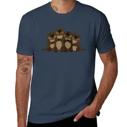Otters Sea Q T-Shirt Mechanic Work Tee Shirt