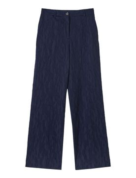 Pantalone Largo In Seersucker