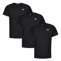 Pack Sportswear Mens Club T Shirt - Black Cotton - Size X-Large