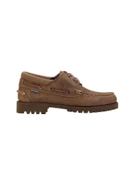Chaussures bateau ACADIA SUEDE WAXED beige 45