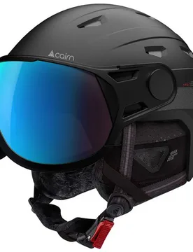 Casque Avec Visière Shuffle S-visor Evolight Nxt Black 56-58 cm unisex - Cairn - FashionsVida
