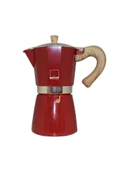 Espressokocher Venezia 6 Tassen Rot rosso