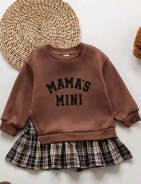 Moda retro versátil para niñas jóvenes, uso casual diario en otoño e invierno, adecuado para salidas y campus