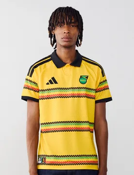 Jersey Jamaica Jff Home jaune s - ADIDAS ORIGINALS - FashionsVida