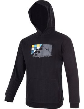 Unzen Sudaderas Montaña Hombre Negro (L)