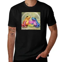 Gay Frogs T-Shirt Casual Minimalist Short Sleeve Top T-Shirt