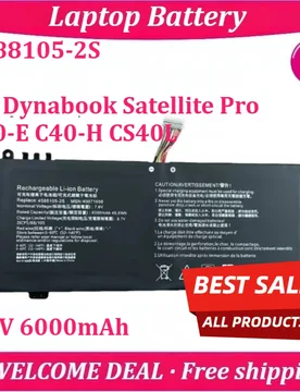 New] 4588105-2S for Dynabook Satellite Pro C50-E C40-H CS40L Laptop Battery 7.6V 6000mAh Replacement Lithium Battery - Aliexpress - FashionsVida