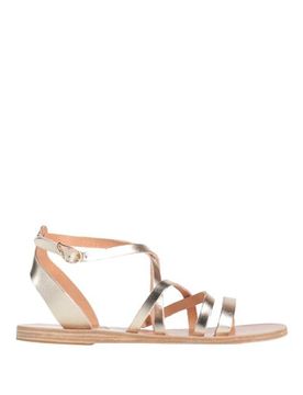 Sandalias Mujer Platino 35 Mujer