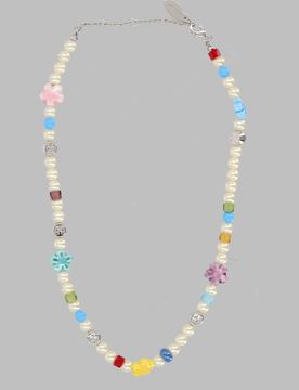 Women's 100% Brass Mini Necklace, Made in Italy