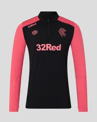Rangers Men's 26/27 Pro Training Quarter Zip - Caviar CAVIAR/CORAL 5XL male