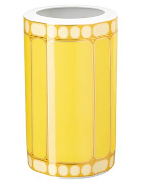 Vaso Signum, Porcellana, Giallo OS