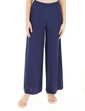 Pantalone a palazzo BLU NAVY L - Kocca - FashionsVida