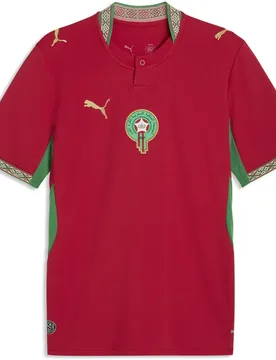 T-shirt à Manches Courtes Domicile Marruecos 26 Replica Fast Red / Victory Gold 2XL - Puma - FashionsVida