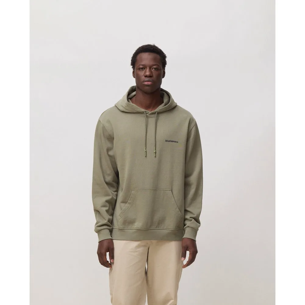 Sudadera de hombre con capucha reef olive - Blue Banana - FashionsVida