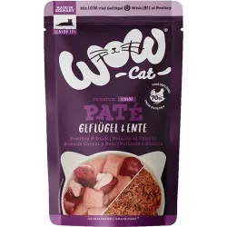Comida húmeda para gatos sénior aves de corral paté 125 g