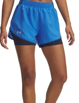 Pantaloni Corti Fly By 2-in-1 Blue XL - Under armour - FashionsVida