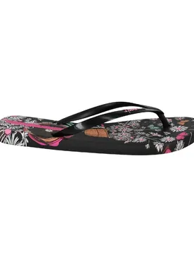 Tongs Mari Bloom Black / Black / Pink EU 39