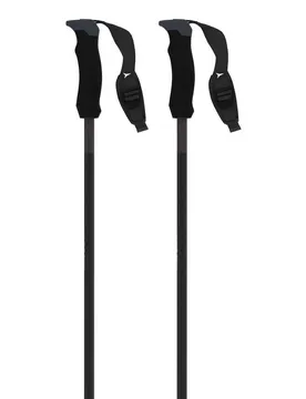 Bâtons Amt Ultra Sqs All Black 130 cm Homme