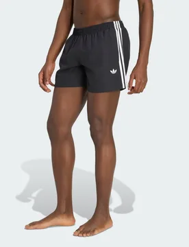 SHORT DA NUOTO A 3 STRISCE S 5" Black - Adidas - FashionsVida