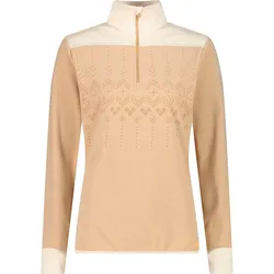 Felpa Con Mezza Zip 3g206 Sesame 3XL