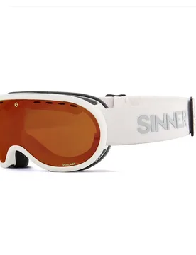 Masque De Ski Vorlage Matte White Double Orange Sintec Vent/ CAT2 Homme - Sinner - FashionsVida
