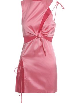 Knotted-detail Mini Dress