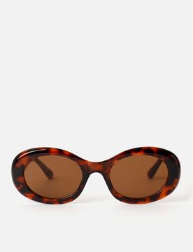 Edelmira ovale sonnenbrille mit acetat-rahmen