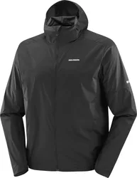 Veste de running coupe-vent - Sense Aero Wind Jkt M Black en Softshell - Taille L - Noir