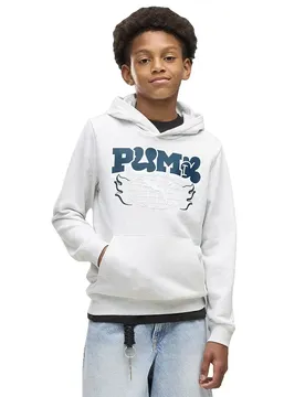 Felpa Con Cappuccio Mid90s White Glow Heather 15-16 Anni