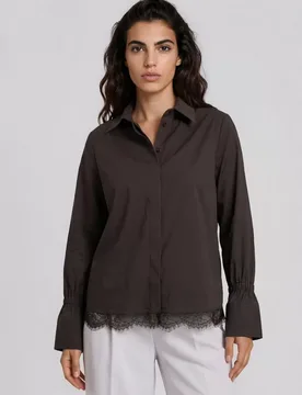 SHIRT BLOUSE W/ ELASTIC GATHERING A female - 40 - FashionsVida