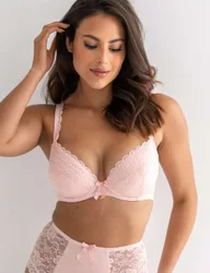 Rebel Wired Plunge Bra Light Pink female