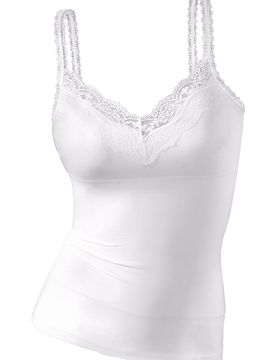 LASCANA Top moldeador blanco