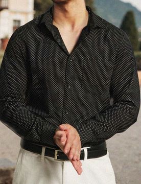 Sinsay - Camicia regular fit - nero