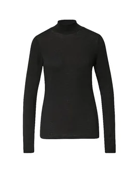 Rollkragenshirt schwarz 34 damen - Comma - FashionsVida