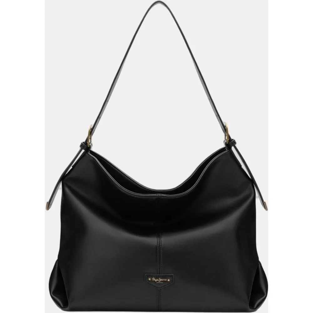 Bolso tipo hobo mediano con cierre botón magnético - Pepe Jeans - FashionsVida