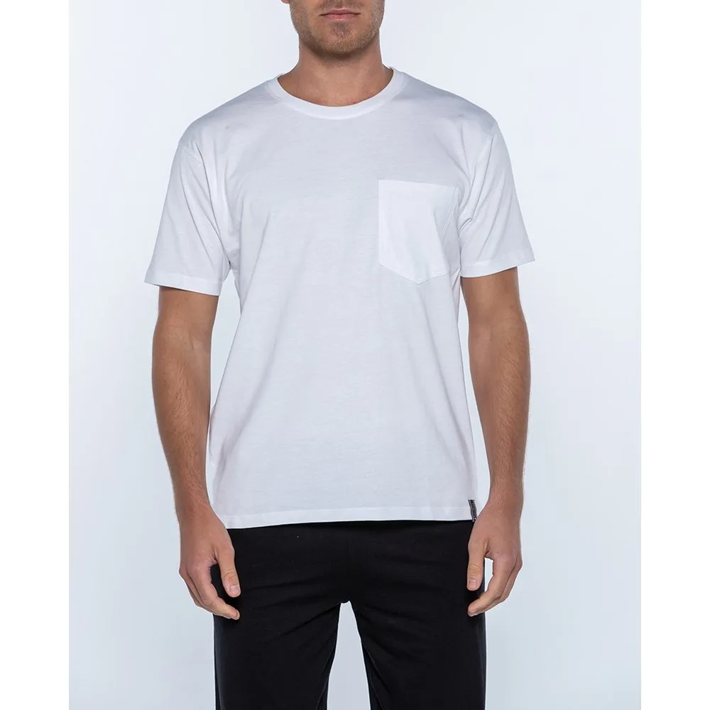 Punto - Camiseta manga corta,Basix - Punto Blanco - FashionsVida