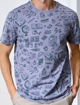 Sinsay - T-shirt - lavanda