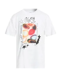 T-shirts Herren Weiß M,XL Herren