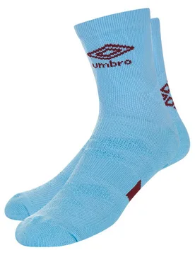 Mens Protex Gripped Ankle Socks (Sky Blue/new Claret) - Multicolour - Size Uk 4-7 - Umbro - FashionsVida