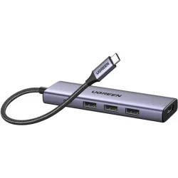Hub USB-C 5 en 1, 100W, HDMI hasta 4K@30Hz
