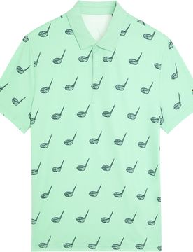 Lyle Polo Micro Club Printed, mint/blau m
