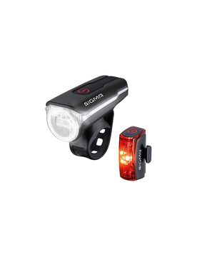 Juego de luces para bicicleta Aura 60 USB / ® Infinity negro