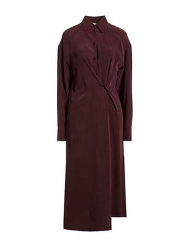 Vestido midi Mujer Ciruela 36,38,40,42,44 Mujer