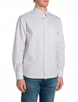 Camicia A Maniche Lunghe M1 .000.52878 Light Blue 2XL