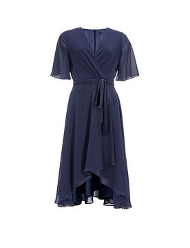Vestido de noche azul oscuro 40