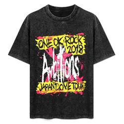 One ok rock retro T-Shirt Work Utility Short Sleeve Shirt