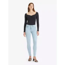 Levi's Womens Soho Azure Mood 711 Double Button Jean - Female - Blue - W25 L30
