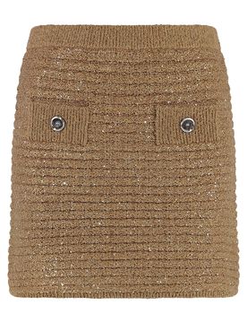Pinko Miletto Knit Mini Skirt