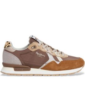 Para mujer. PLS400005 Zapatillas de Piel Britt (40), Plano, Cordones, Casual